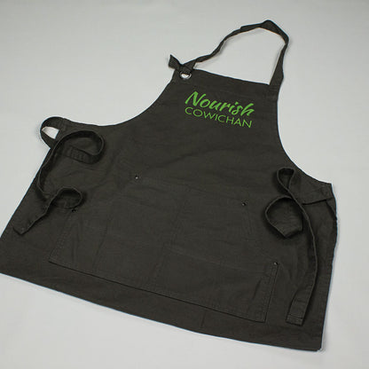 Charcoal Premium Cotton Canvas Apron